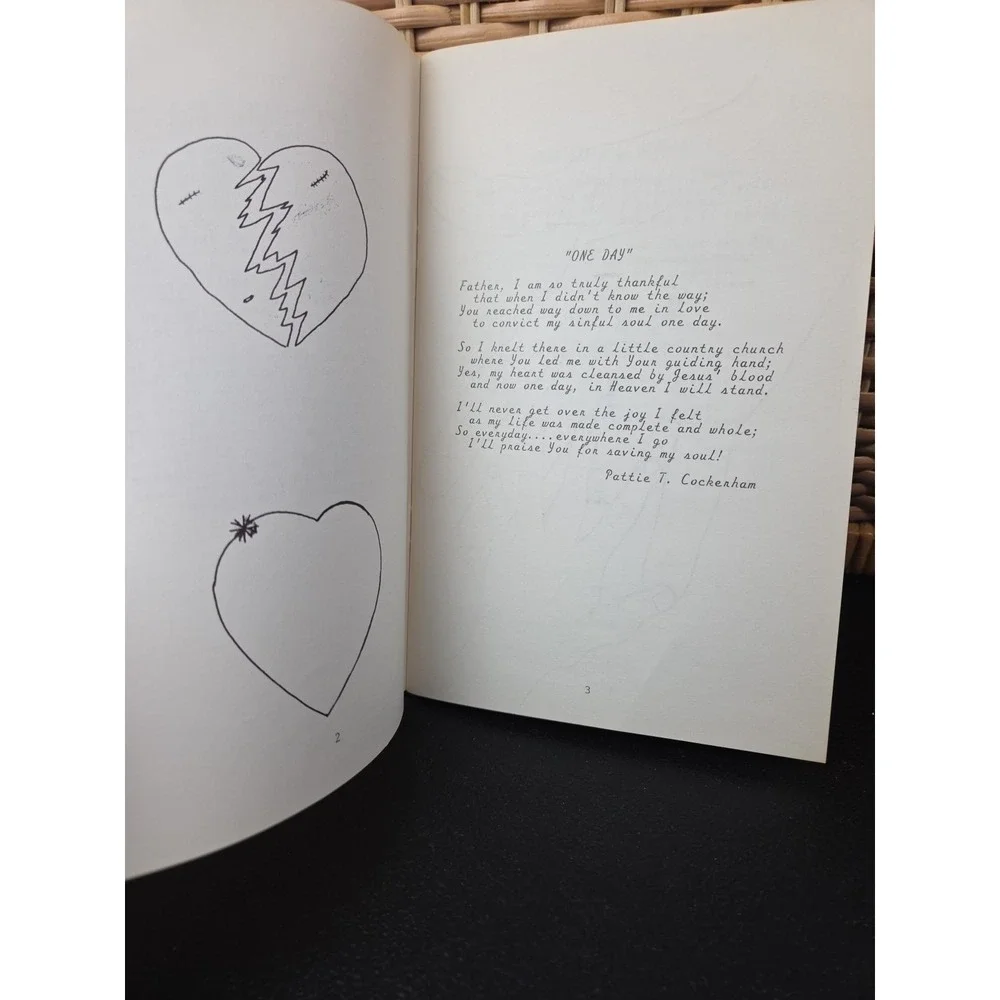 Poems Of Encouragement And Praise Pattie Tucker Cockerham Yadkinville NC Booklet